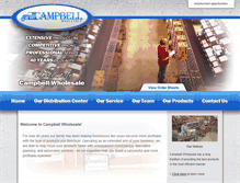 Tablet Screenshot of campbellwholesale.net